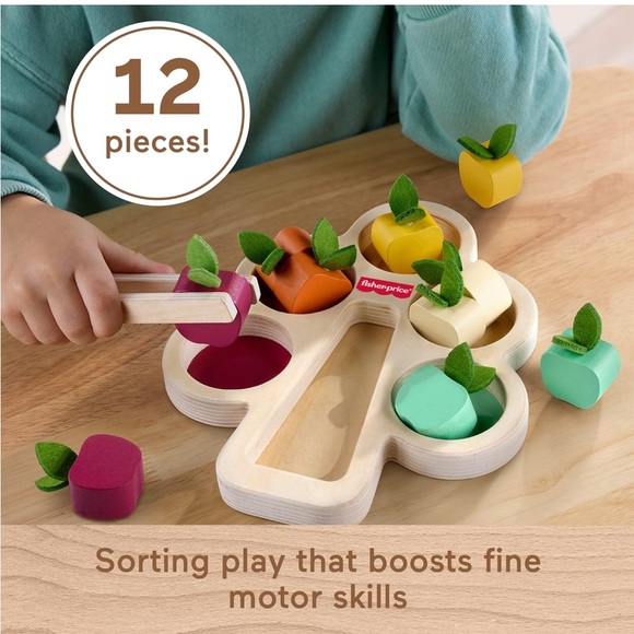 Fisher-Price Wooden Montessori Sorting Set - Picture 3 of 5